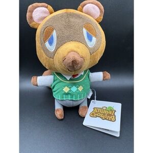 NWT Nintendo Animal Crossing Plush Racoon Tom Nook 2015 Little Buddy Toy 8" New
